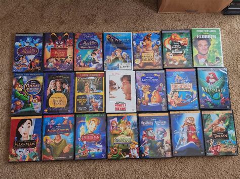 Walt Disney Dvd Movie Lot Dumbo, PeterPan, Tarzan, Lion, 42% OFF