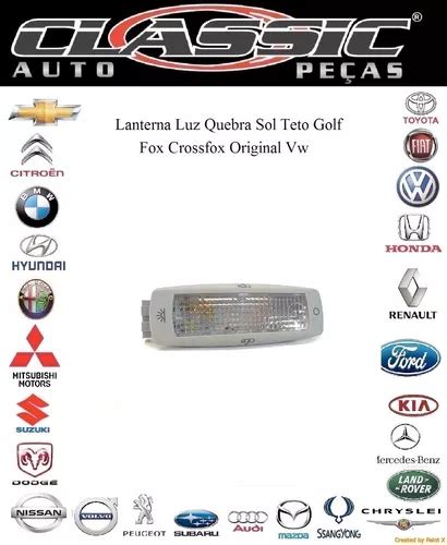 Lanterna Luz Quebra Sol Teto Golf Fox Crossfox Original Vw MercadoLivre