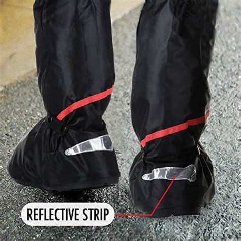 Waterproof Motorcycle Rain Boots Shoe Covers Bike Riding Reflective ...