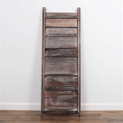 Milltown Merchants Ladder Bookshelf Umber