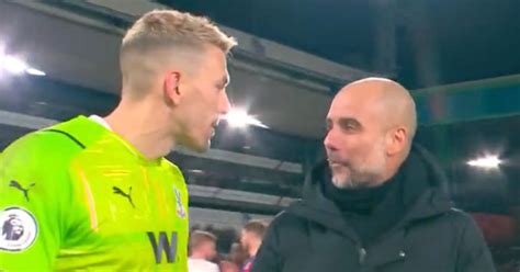 Pep Guardiola Details Comments To Vicente Guaita In Heated Row After