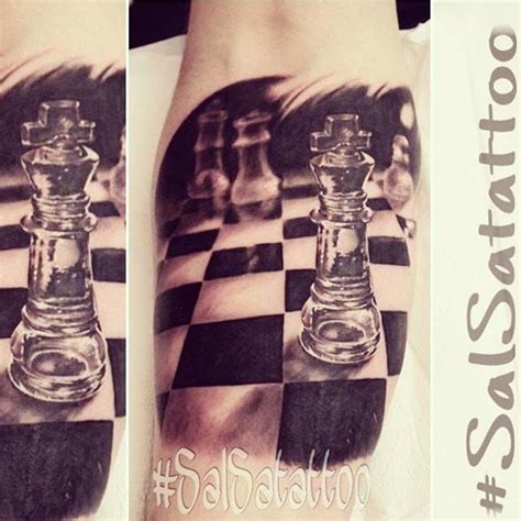 18 Classy Chess Piece Tattoos • Tattoodo