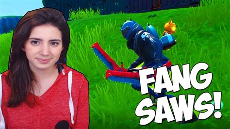 The New X Lord Pickaxe In Fortnite Fang Saws Gameplay Youtube