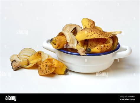 Banana peel in peel, banana, compost Stock Photo - Alamy