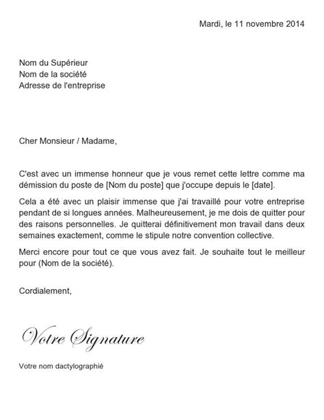 Lettre De Demission Raison Personnelle Page0001 Docutexte