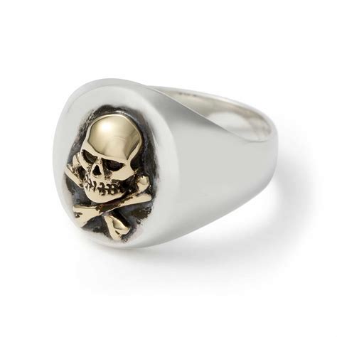 Gold Skull Crossbones Signet The Great Frog London Usa