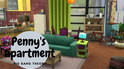 Pennys Apartment From The Big Bang Theory The Sims 4 Speed Build No Cc Youtube