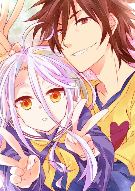 No Game No Life ~ Shiro And Sora No Game No Life Anime I Love Anime