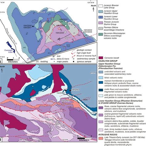 Schematic Stratigraphic Column For Stikinia After Logan And