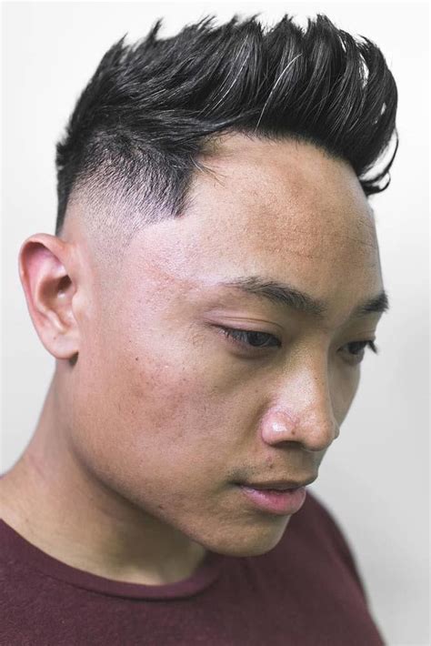 Hairstyles For Receding Hairline Asian Male Menshaircuts Haircut