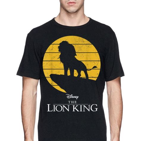 Disney The Lion King Simba Pride Rock Sun Silhouette shirt, hoodie ...