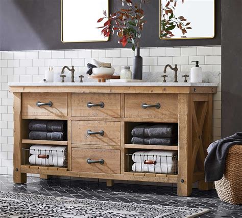 Benchwright Double Sink Vanity Pottery Barn