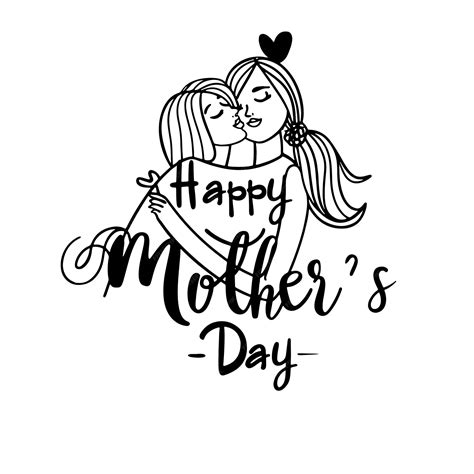 Premium Vector Happy Mothers Day Card Vector Illustration