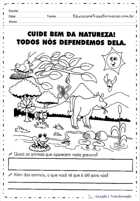 Atividades Semana Do Meio Ambiente Educação Infantil