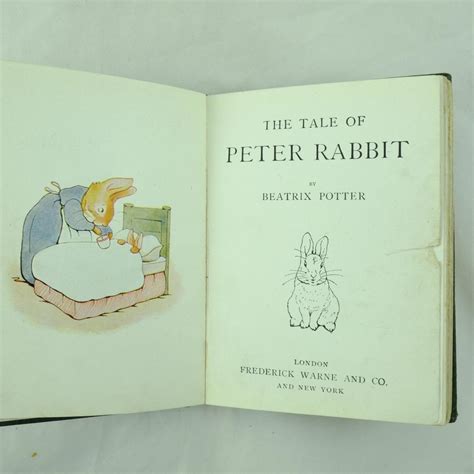 The Tale of Peter Rabbit by Beatrix Potter: Fair Hardcover (1903) | Rare And Antique Books PBFA