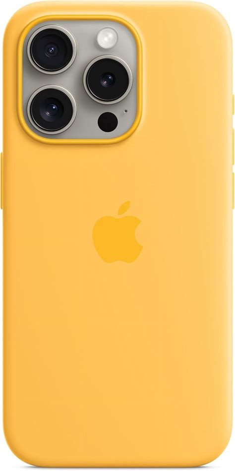 Iphone 15 Pro Silicone Case With Magsafe Sunshine