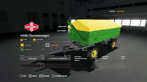 HW80 Überladewagen v1 0 0 0 FS19 Landwirtschafts Simulator 25 Mods