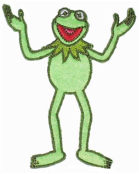 Kermit the Frog Standing Muppets Iron On Applique by CoolPatches