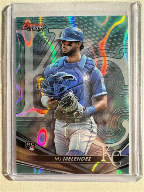 K184 522 2022 Bowman S Best Aqua Lava Refractors 17 MJ Melendez