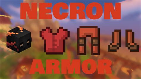 Hypixel Skyblock I Crafted The Best Armor In The Game Necron Armor