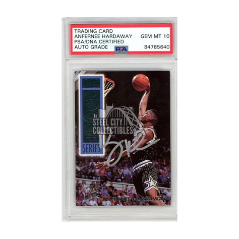 Anfernee Hardaway Fleer Ultra Autograph Rookie Card Psa Dna