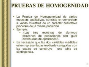 Prueba De Homogeneidad Definici N Pasos Y Ejemplos