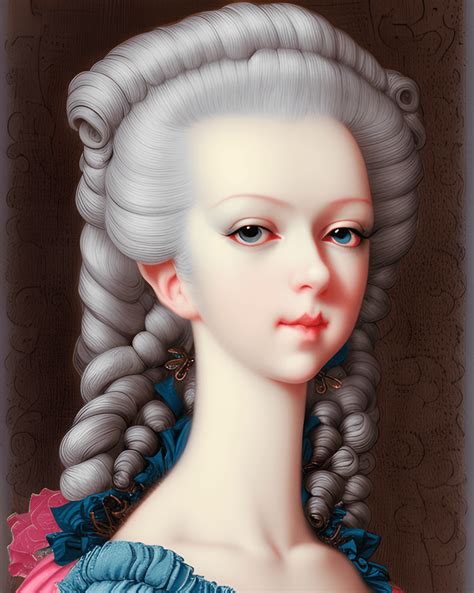 Marie Antoinette Portrait · Creative Fabrica