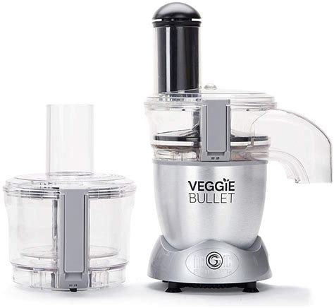 Veggie Bullet Electric Food Processor Silver 12 Pcs —