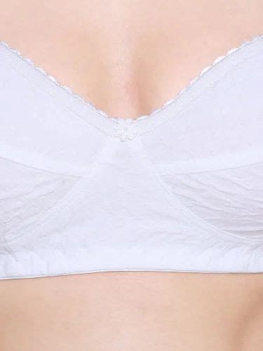 Cotton White Rinkle Non Padded Ladies Bra Plain At Rs 45 Piece In New