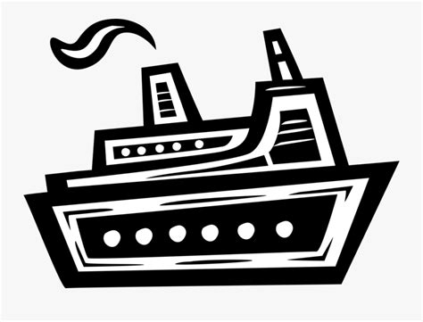 Cruise Ship Black And White Clipart : Clip Cruise Ship Clipart Library Collection High Nicepng ...