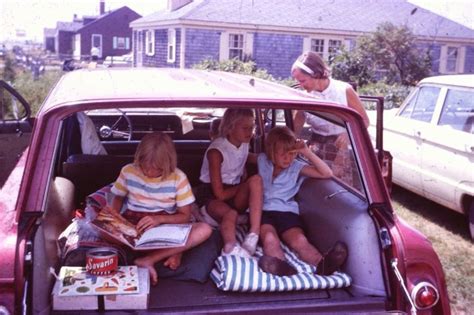 Cool Pics of Children on the Rear of Station Wagons in the Past ...