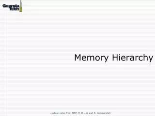 PPT Computer Architecture Memory Hierarchy Virtual Memory