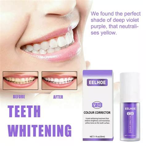 Eelhoe Teeth Whitening Toothpaste Colour Corrector Foam Toothpaste