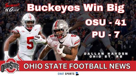 Ohio State Football Updates: Buckeyes Beat the Breaks off Boilermakers