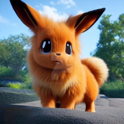 realistic Eevee 2 by kittycanosa01 on DeviantArt