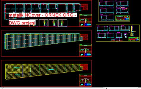 Proje Sitesi Metalik NCover Autocad Projesi