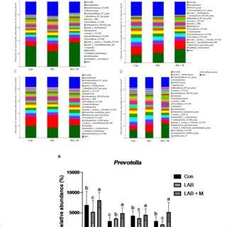 The Relative Abundance Of Microbial Species Under Different