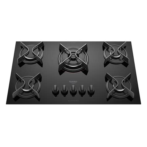 Cooktop 5 Bocas a Gás Dako Supreme Queimador Tripla Chama e Mesa de