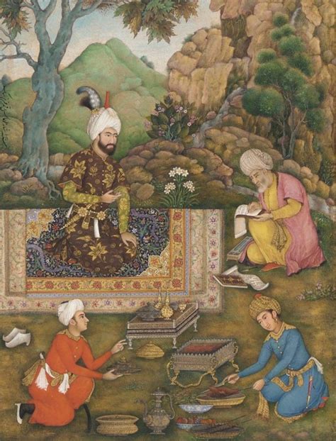 THE SAFAVID PERIOD. Shah Tahmasp in the Mountains. Farrukh Beg