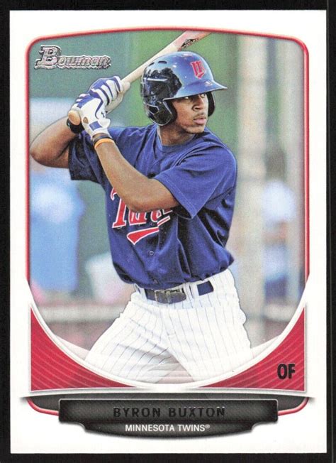 2013 Bowman Prospects Byron Buxton BP1 Minnesota Twins EBay