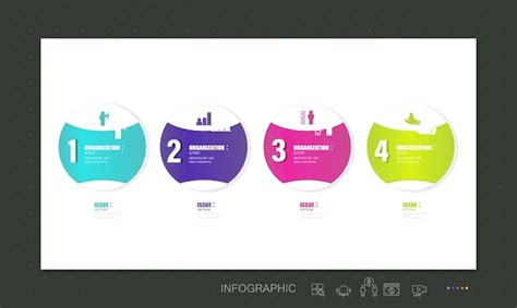 Dise O De Plantilla De Infograf A De Pasos De L Nea De Tiempo Circular