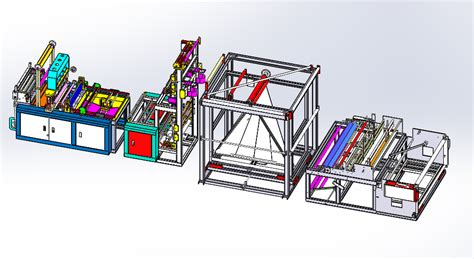 【非标数模】无纺布提袋机3d数模图纸 Solidworks设计solidworks 仿真秀干货文章