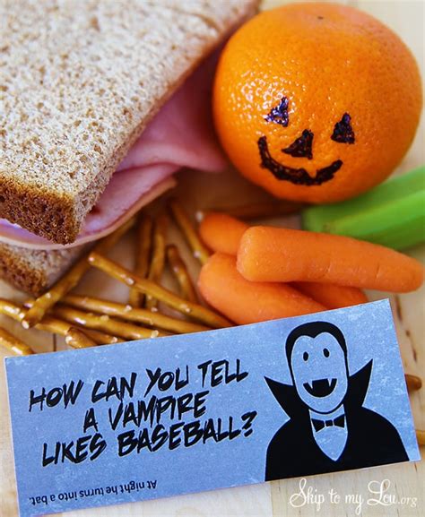 Free Printable Halloween Lunch Box Jokes | Skip To My Lou