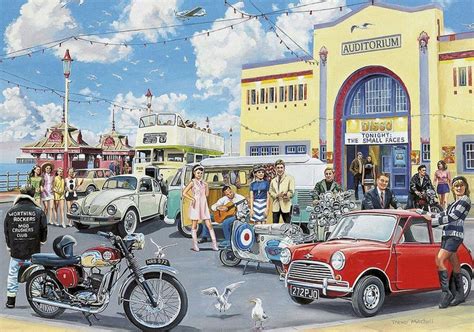 Best Of British Swinging 60s Brighton Nostalgic Art Automotive