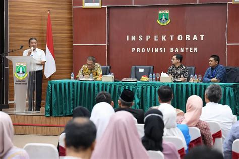 Pj Gubernur Banten Al Muktabar Buka Sosialisasi Antikorupsi Bagi