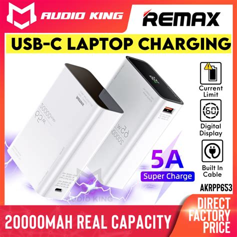 Remax Powerbank Mah Fast Vooc Laptop Charging W Type C Output