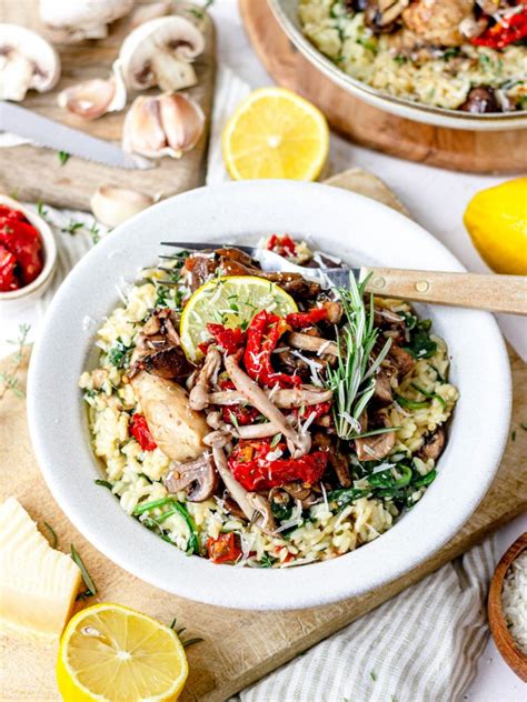 Vegetarische Risotto Met Paddenstoelen Glutenvrij Lactosevrij Food