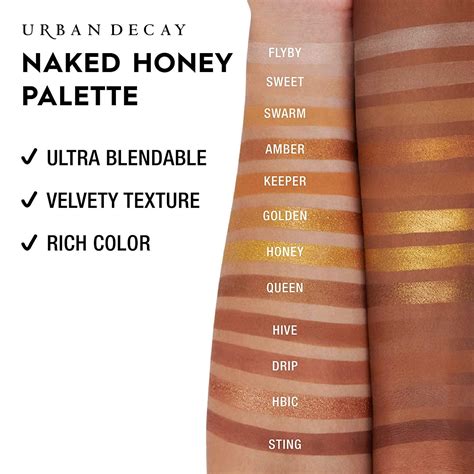 Urban Decay Naked Honey Eyeshadow Palette With Primer Potion Eye Makeup Set Buy Now With