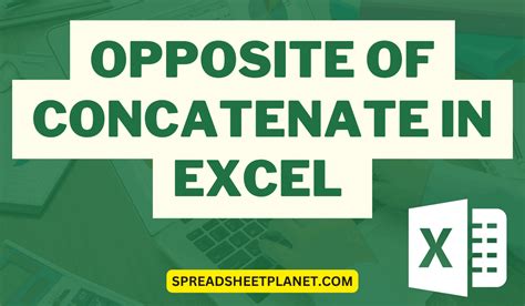 Opposite Of Concatenate In Excel Reverse Concatenate