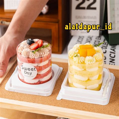 Jual Promo 10pcs PREMIUM KOREAN Tray Mika Kue Tart Kue Potong Slice